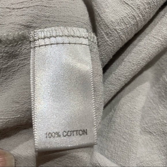 Secret Garden Ruffle Front Button Front Crepe Top - Picture 11 of 12